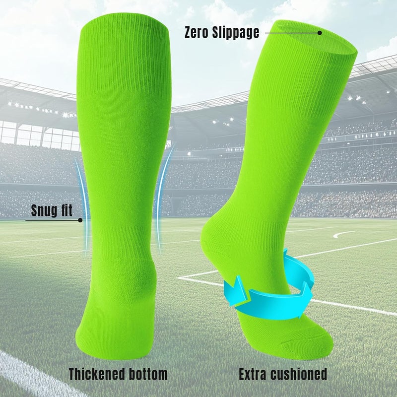 Werforu Baseball Socks and Non-Metal Nickel-Free Belt-Adjustable Belt with Non-allergic Plastic Buckle Softball Socks for kid - Image 4